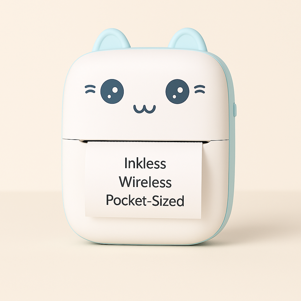 Bluetooth Mini Thermal Printer – Inkless, Portable & Wireless Label Maker