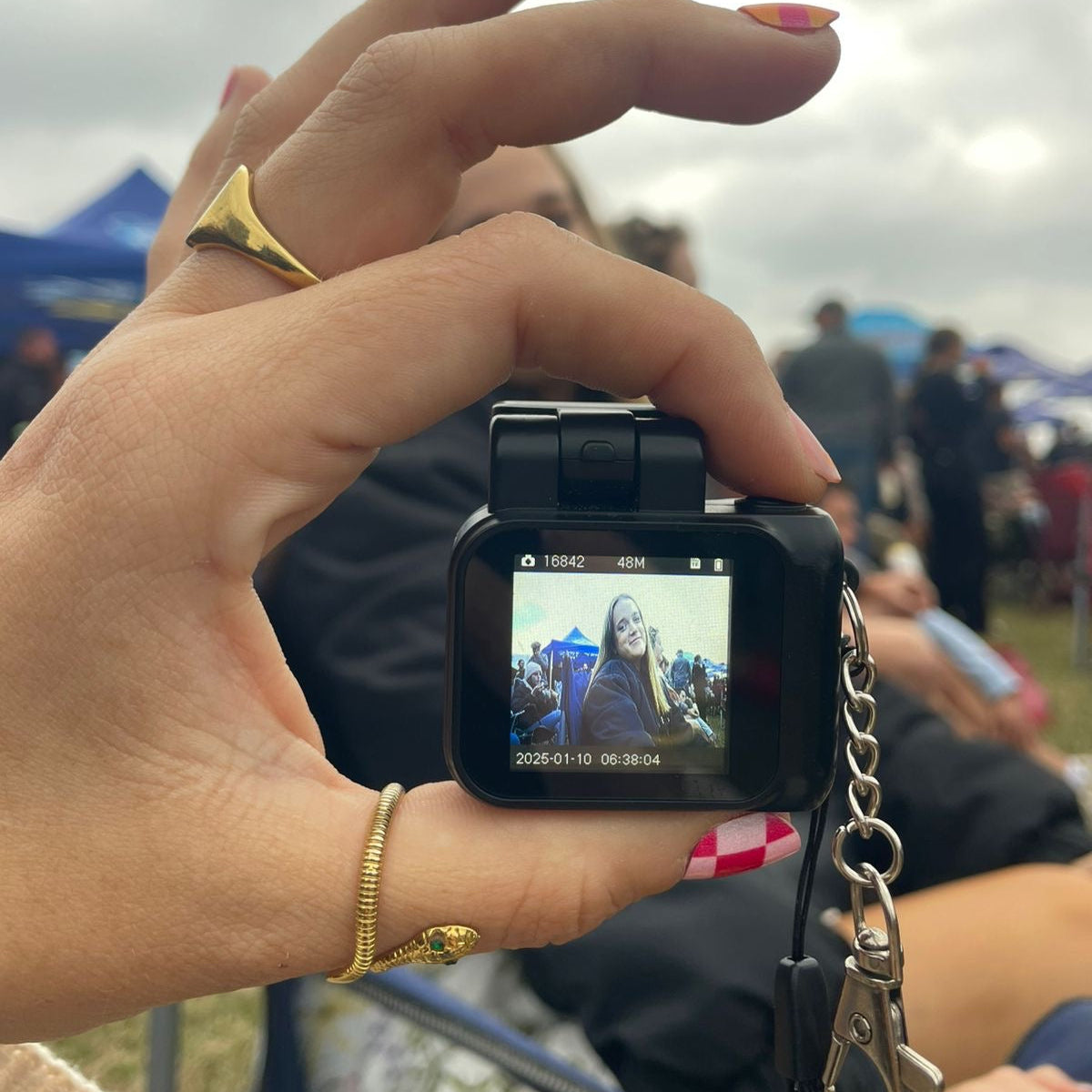 Kliko™ Mini Retro Camera – Pocket 1080p Keychain Cam