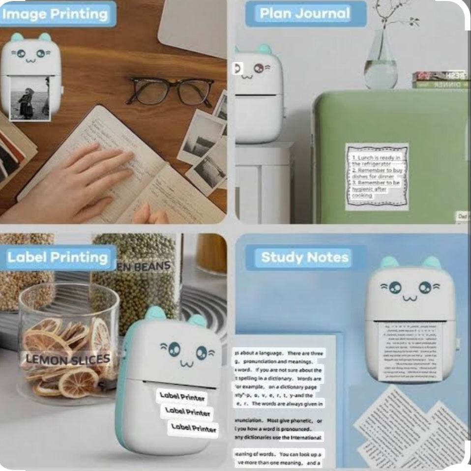 Kliko™ Pocket Thermal Printer Inkless mini printer for notes, lists & photos. Print instantly, on the go.